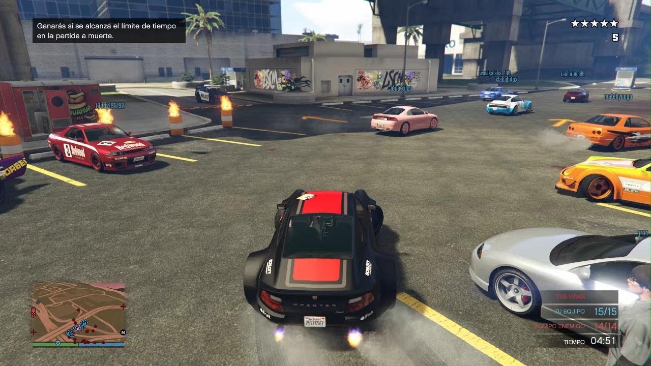 Policías VS Ladrones muy intenso por el AEROPUERTO!!! || Gameplay de GTA 5 Online sin Comentar