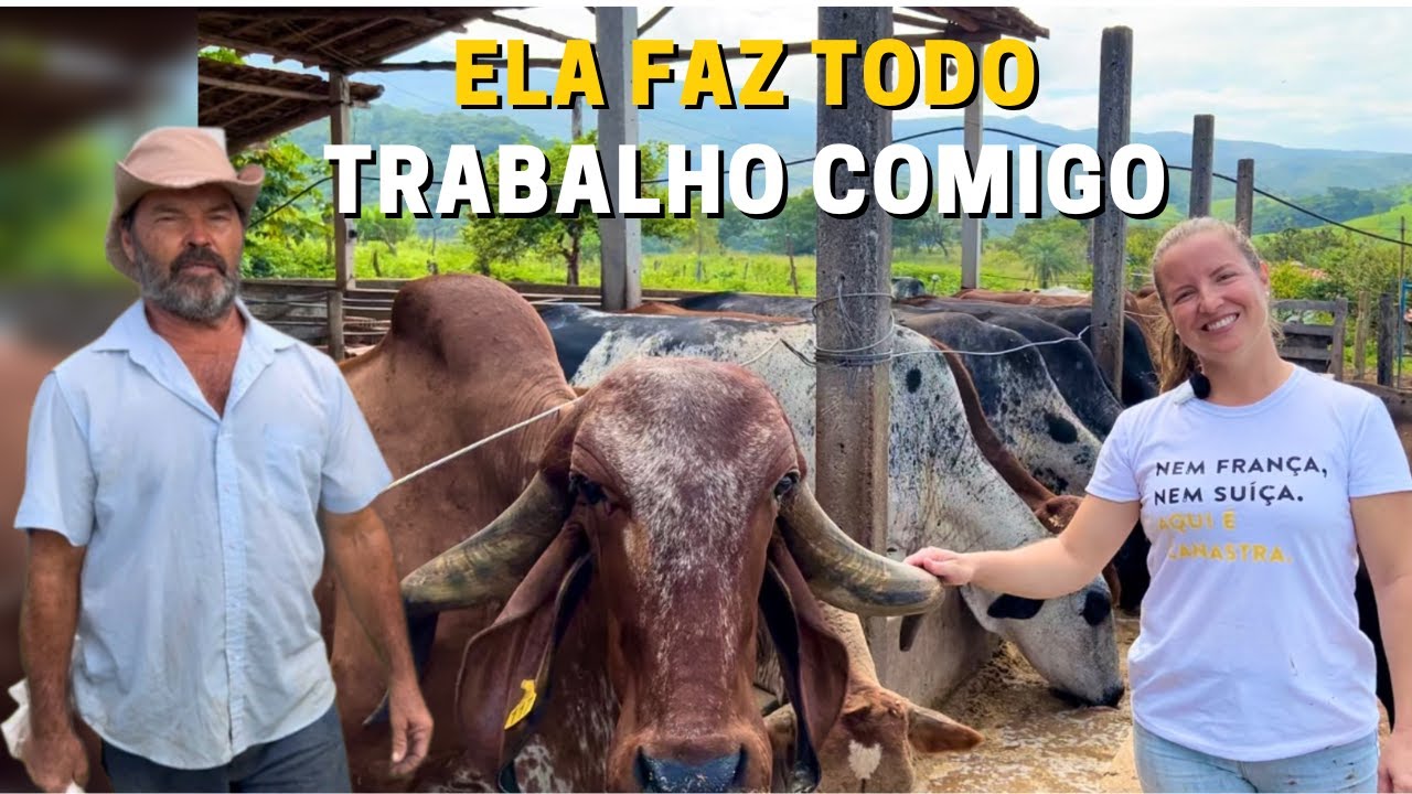 ELA VOLTOU PRO SÍTIO PRA AJUDAR OS PAIS A CUIDAR DA TERRA E DOS ANIMAIS