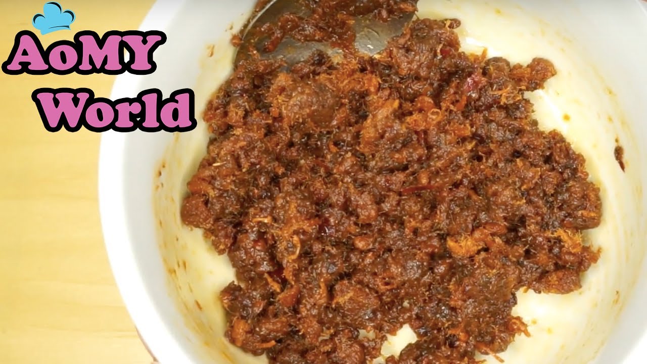 เผยเคล็ดลับ วิธีทำ ไส้ หมูหยอง พริกเผา | สอนทำขนม สอนทำอาชีพ ทำอาหารง่ายๆ | ออมมี่เข้าครัว
