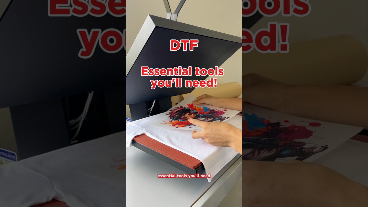 DTF | Essential tools to start with DTF Heat Transfers #dtfprinters #dtftransfer #heattransfer