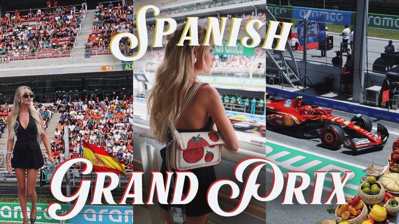 SPANISH GRAND PRIX: a formula 1 vlog 🏎️✨ [exploring barcelona, paddock club, qualis & race day]