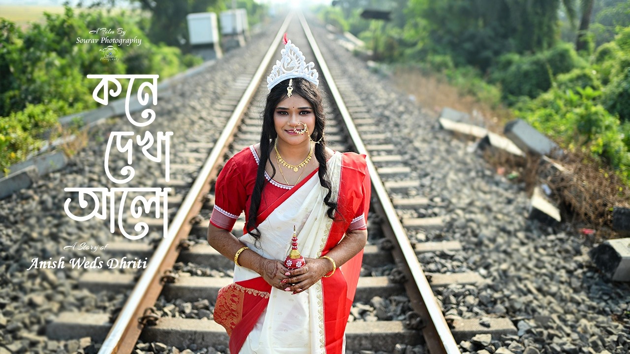 Bengali Wedding || Anish & Dhriti || Cinematic Wedding Teaser || Sourav Photography ||Kone Dekha Alo