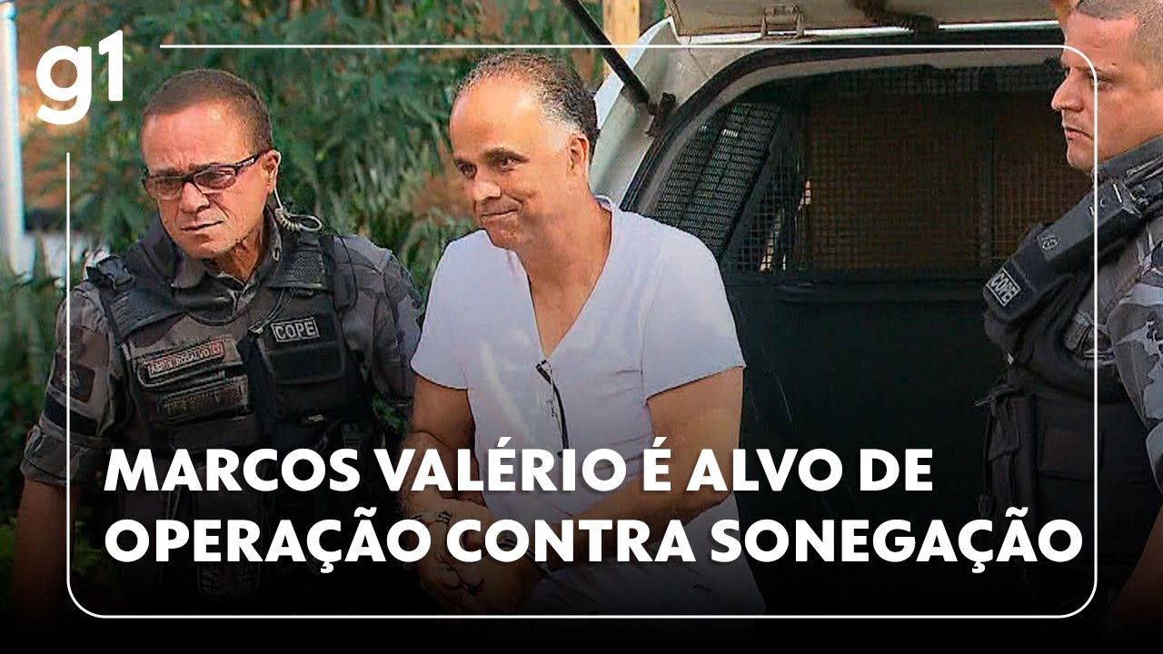 Marcos Valério, operador do 'Mensalão', é alvo de operação contra sonegação fiscal em MG #g1