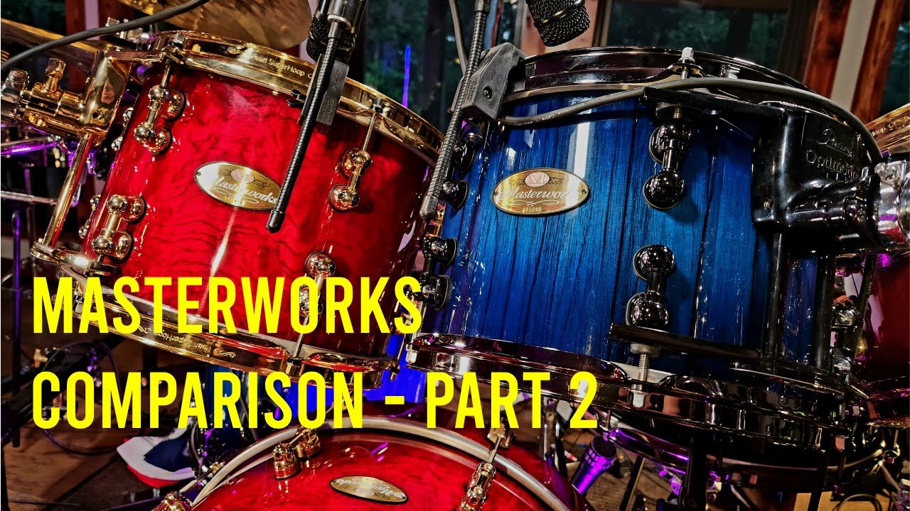 Кленовая смола против кленового красного дерева | Сравнение бок о бок #pearldrums #masterworks