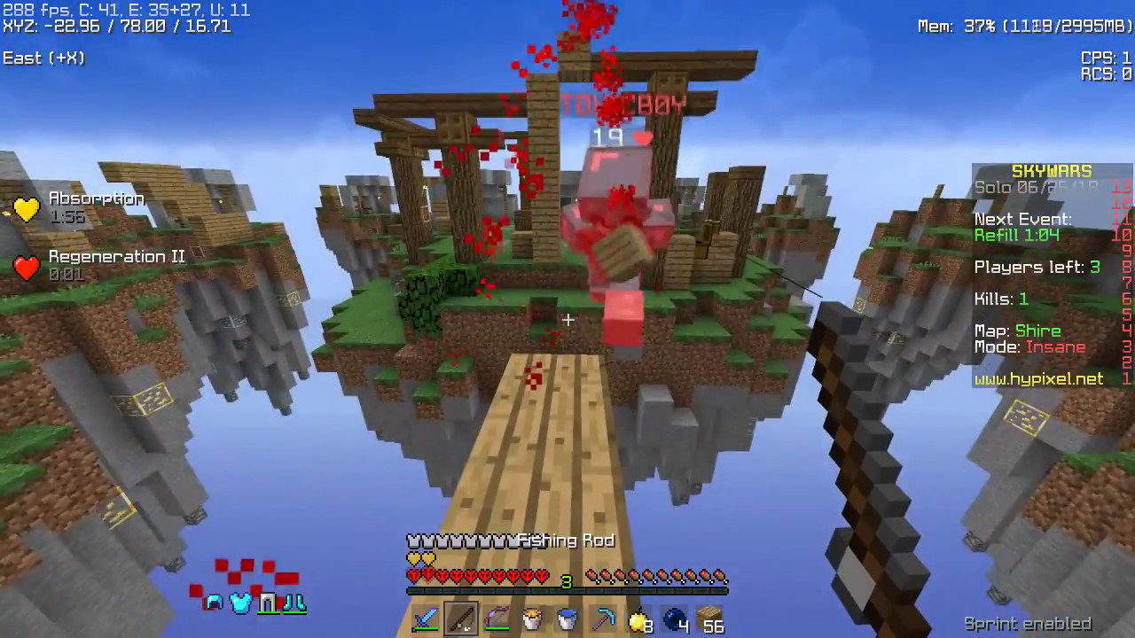 Kinda Tryhard video but kinda chill (Hypixel Skywars)