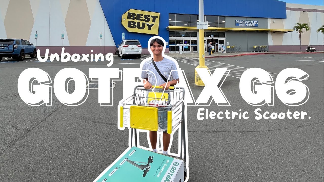 Unboxing my Electric Scooter from Best Buy | 🇵🇭 BYUHawaii International Student | GoTrax G6 Review 🛴