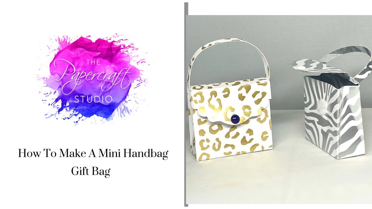 How To Make A Mini Handbag Gift Bag