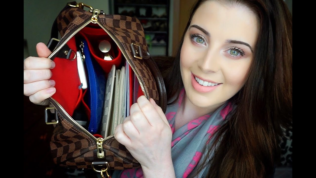 What's In My Bag (LV SpeedyB 30) + Samorga Purse Organiser Review