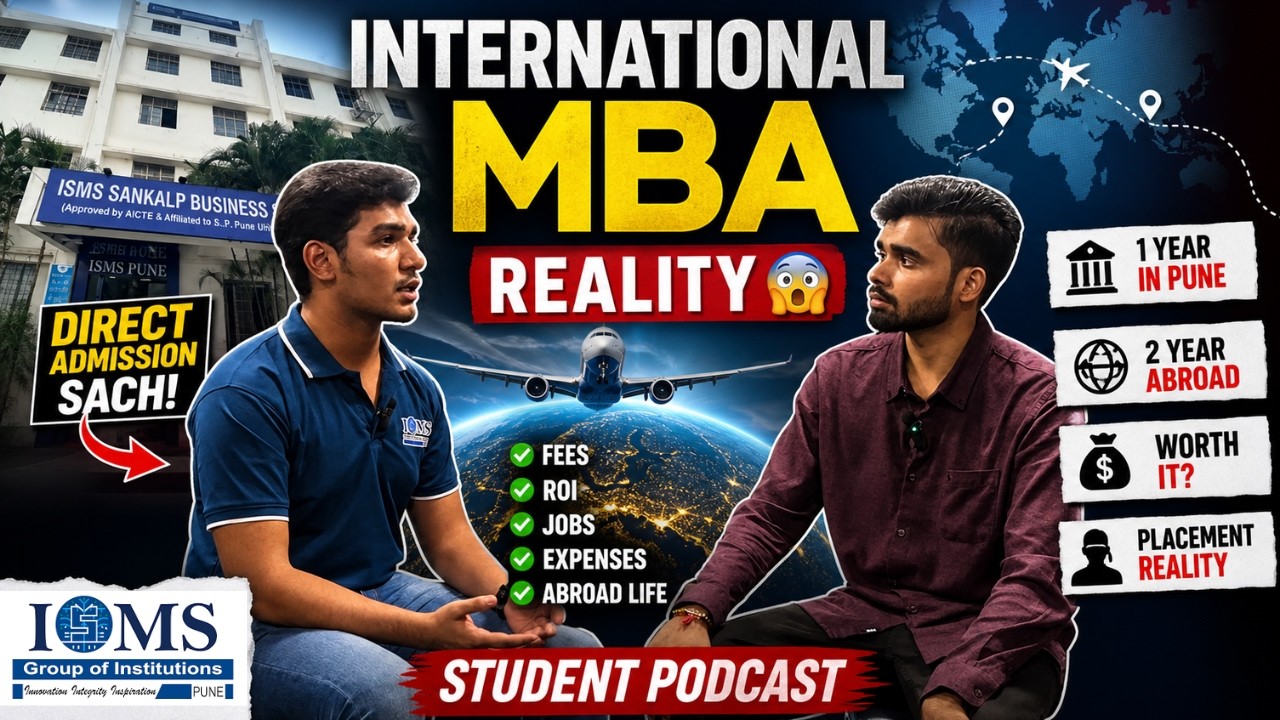 ISMS Pune International MBA 😳 Direct Admission | 1 Year Pune, 1 Year Abroad &ndash; Worth It or Scam? #mba
