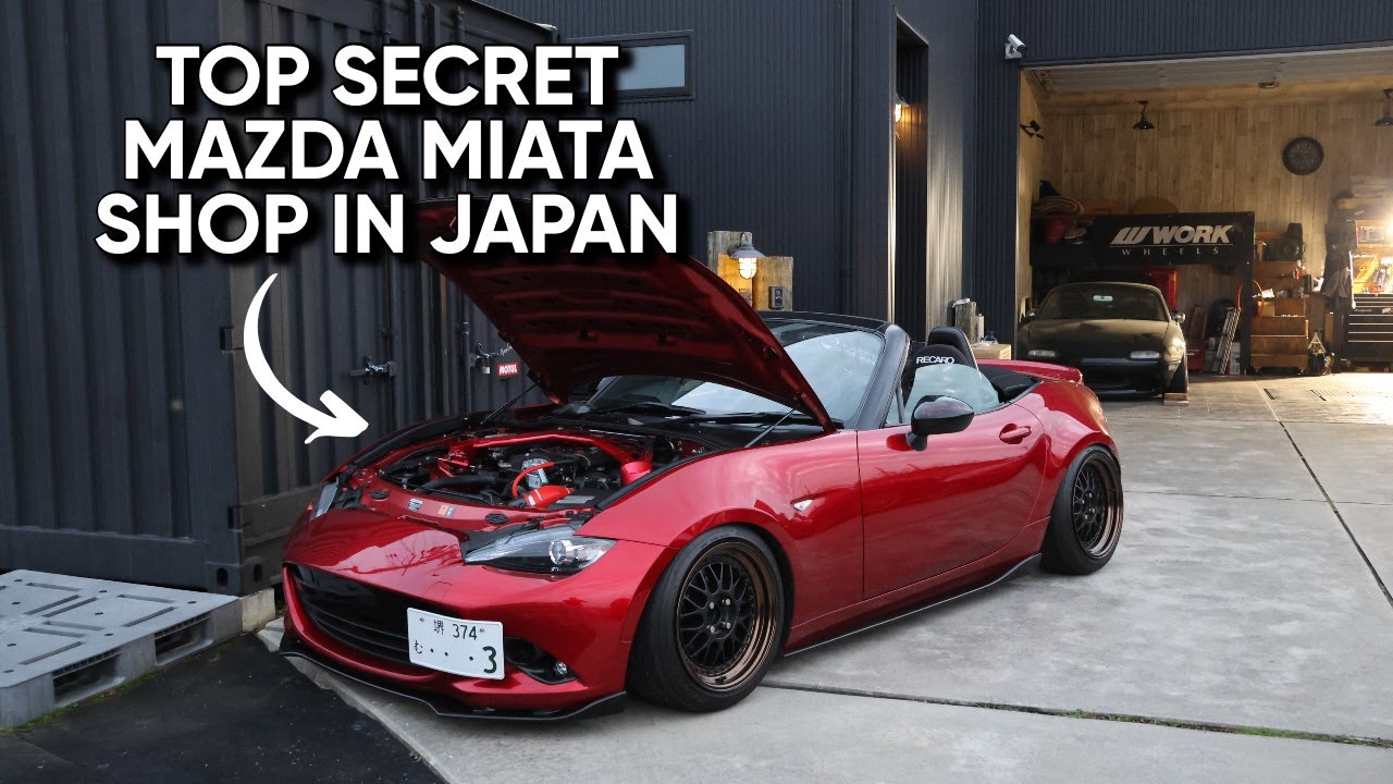 СЕКРЕТНЫЙ МАГАЗИН MAZDA MIATA В ЯПОНИИ!! ЭКСКУРСИЯ ПО МАГАЗИНУ GARAGE FUNKY!!