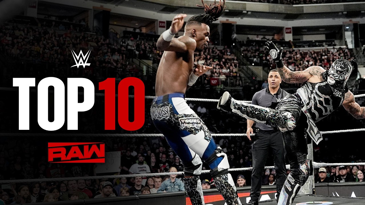 Топ-10 моментов Raw: WWE Top 10, 25 мая 2026 г.