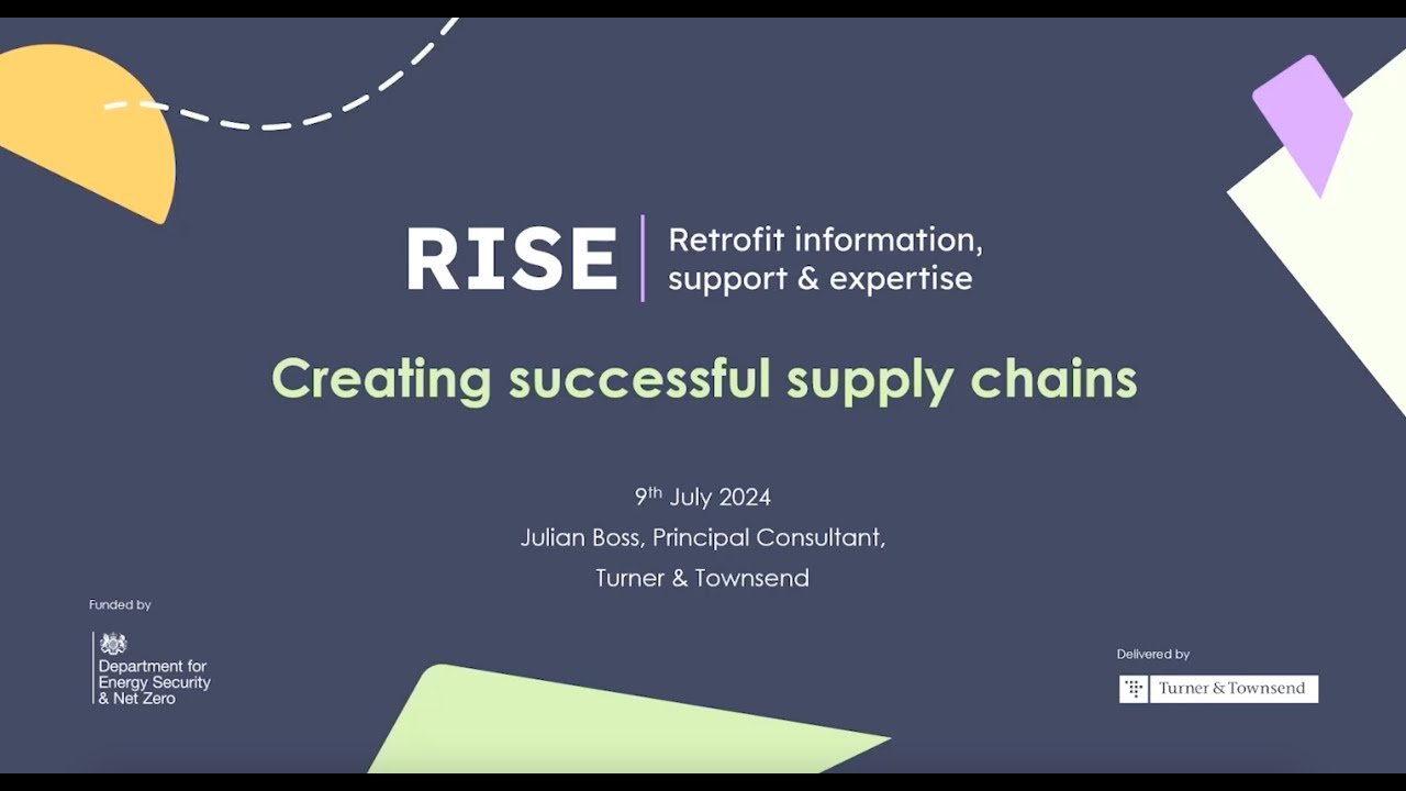 Creating successful supply chains | RISE Masterclass