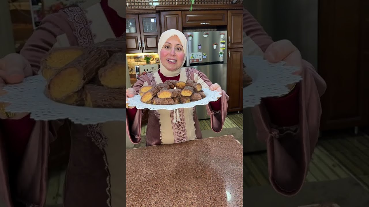 حلي الحطب #ترند الشتاء الجديد 😋 من #الترندات السهله اوي بدون فرن بدون طبخ 🥰👌