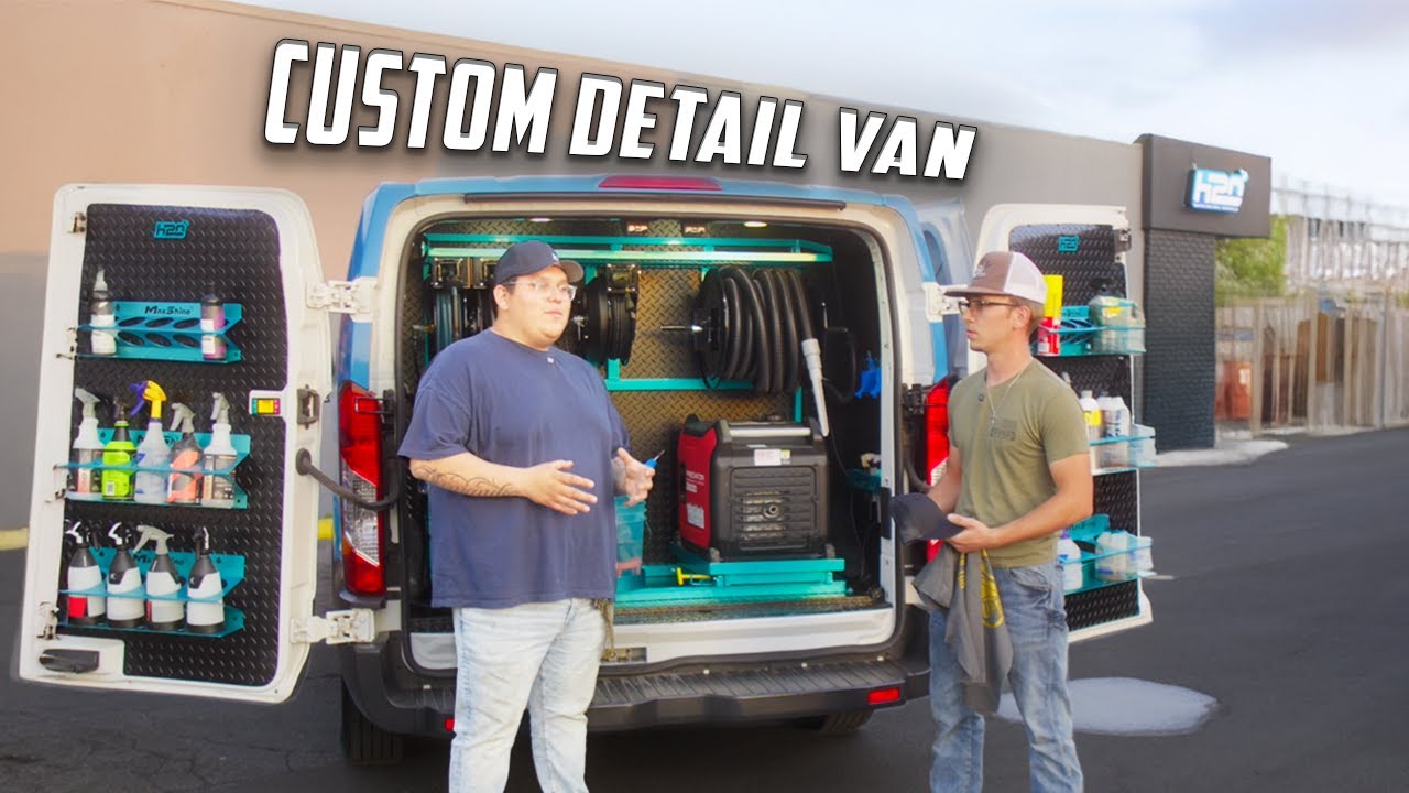 Custom Mobile Detailing Van by h2o auto detail supply