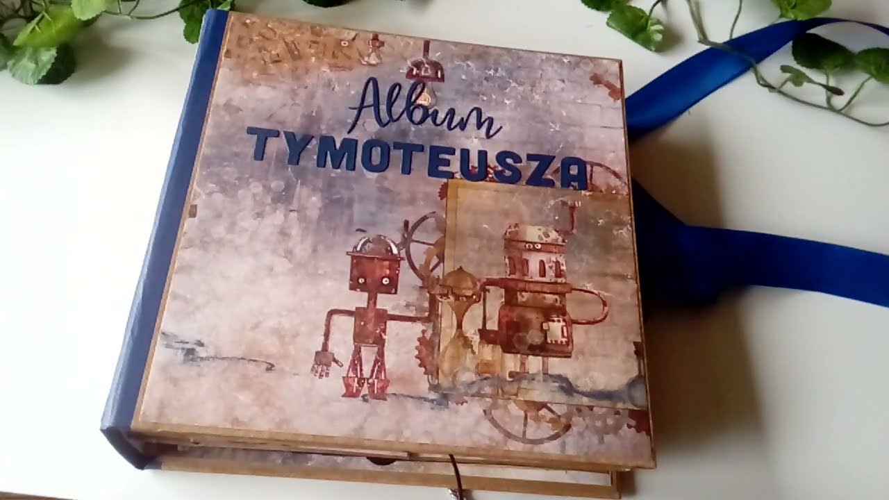 Album dla nastolatka z Robots Adventures  Craft o clock   album dla Tymoteusza