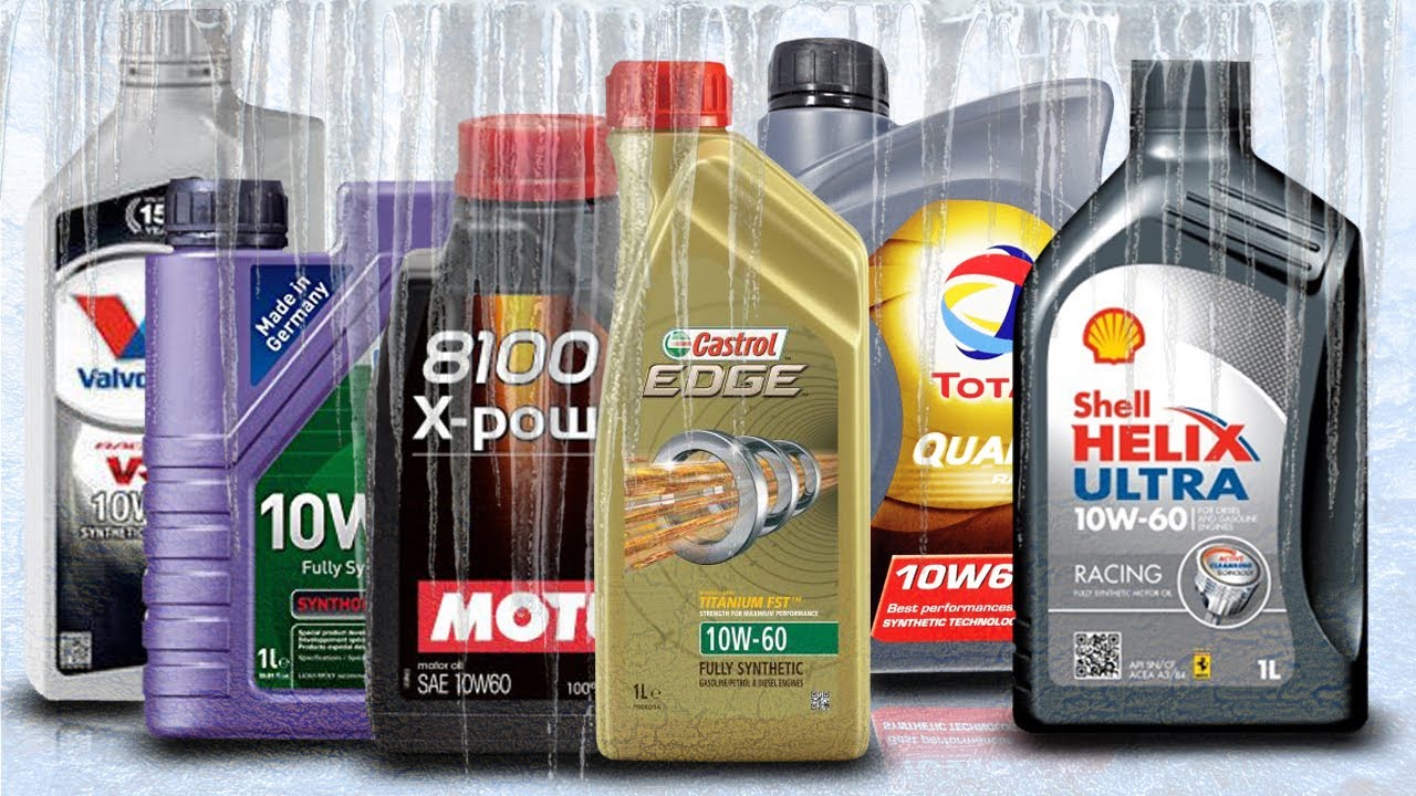 Olej 10W60 Test Zimna -30&deg;C Liqui Moly 10W60, Castrol 10W60, Motul 10W60, Valvoline 10W60