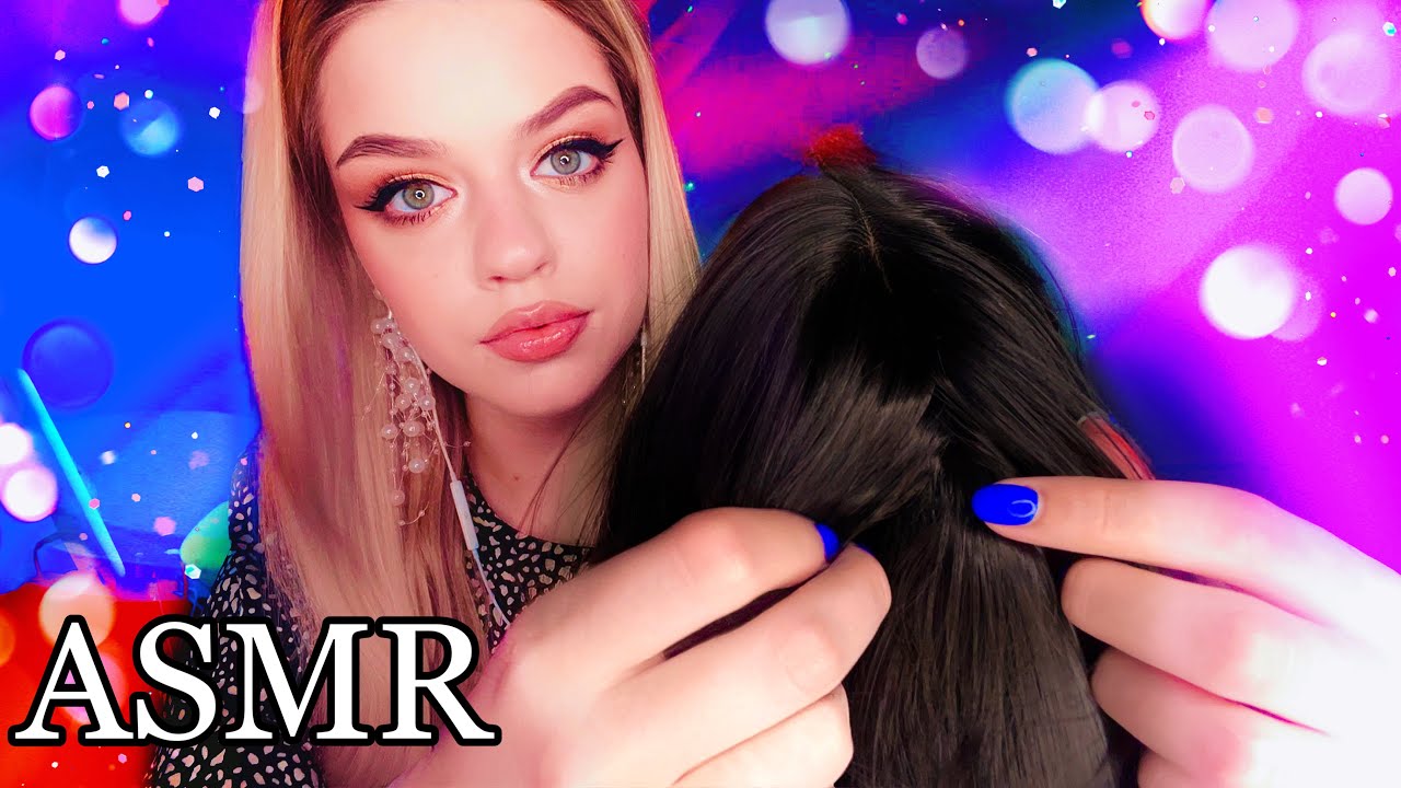 АСМР МАССАЖ ГОЛОВЫ💆🏻‍♀️УХОД ЗА ВОЛОСАМИ🤤 asmr Hair Play