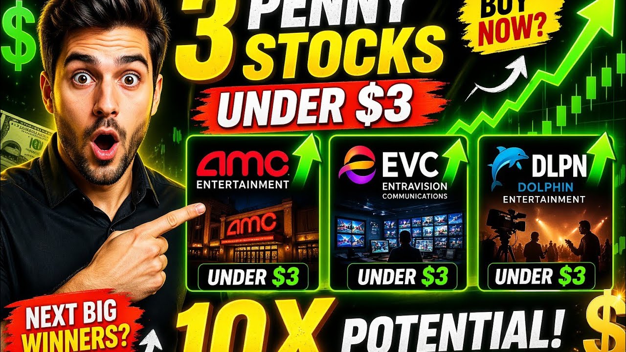 3 Best Entertainment Penny Stocks Under $3 to Buy Now in 2026 | Massive 10X Growth Potential