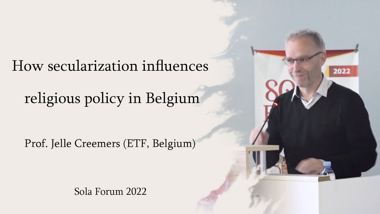 How secularization influences religious policy in Belgium