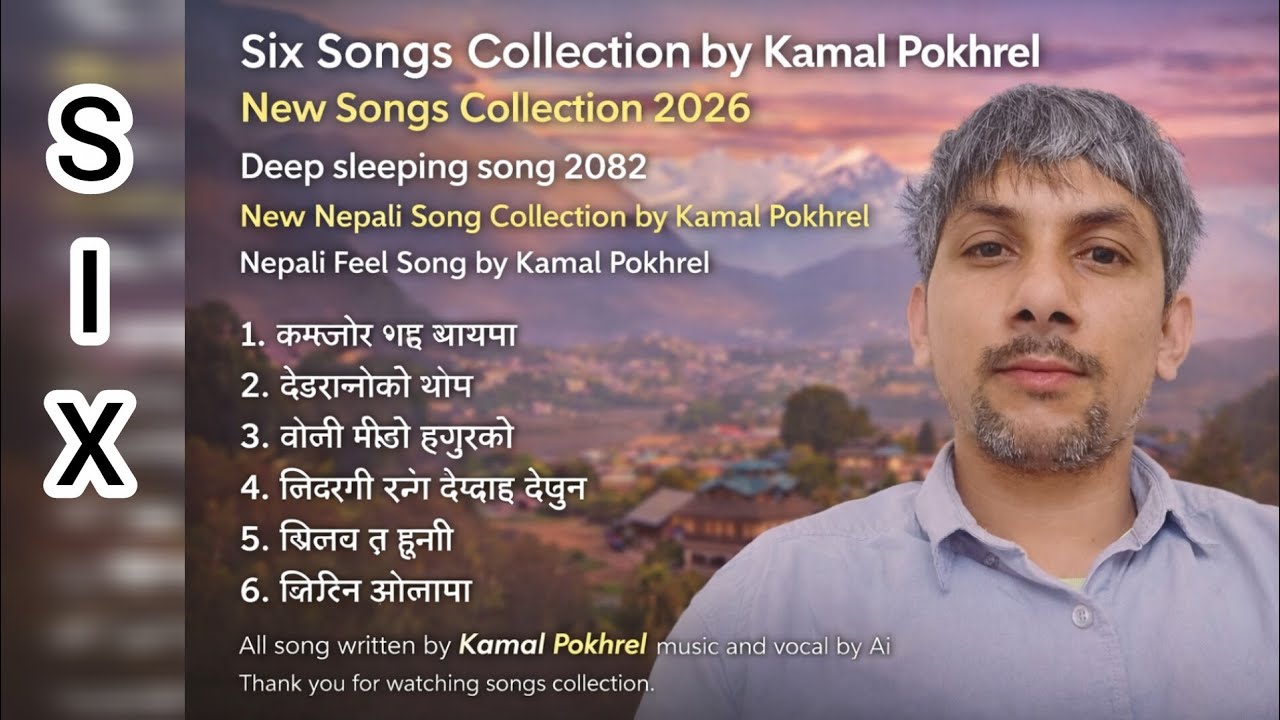 Six song collection by kamal pokhrel,New songs collection 2026, Deep sleeping song 2082, collection 