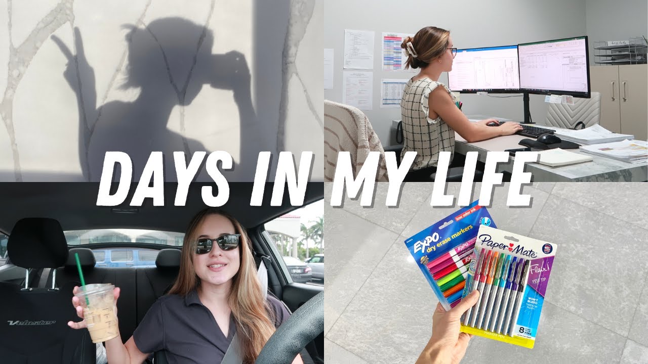 8-5 Work Days in my Life | New office supplies & Dealing with burnout...
