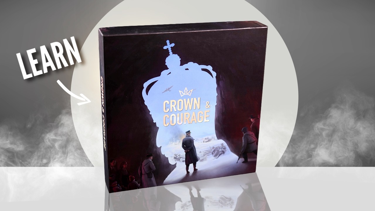 Crown & Courage Solo Playthrough & Tutorial (Learn to Play) | Kickstarter Preview