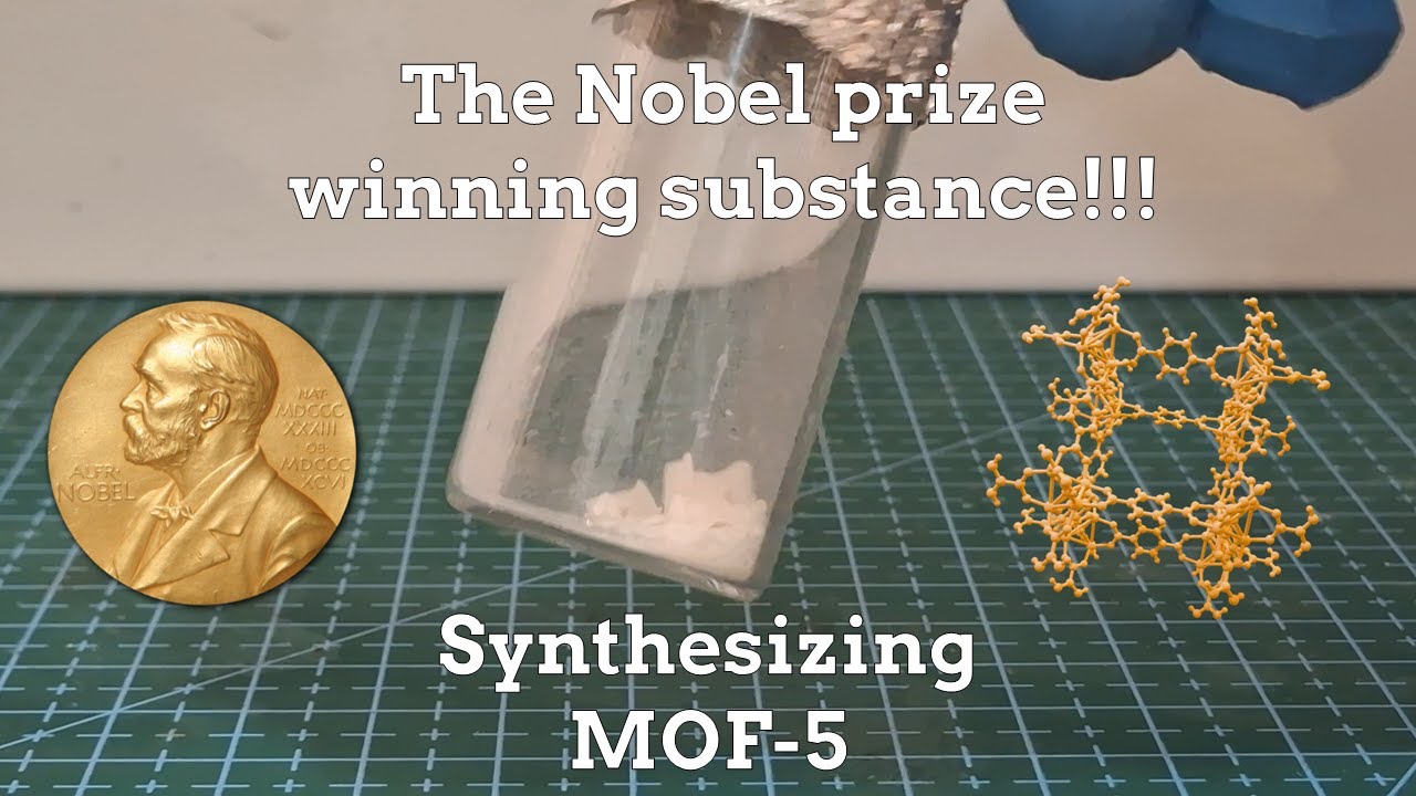 Making MOF-5 | Nobel Prize in Chemistry 2025 | Metal Organic Frameworks