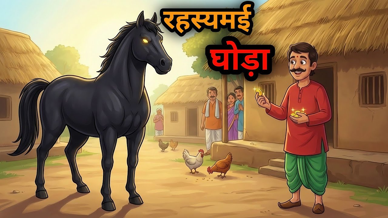Rahasyam Ghoda | Jadui Ghoda Ki Sachchai | रहस्यमयि घोड़ा |  Hindi Moral Story | 2D Animation