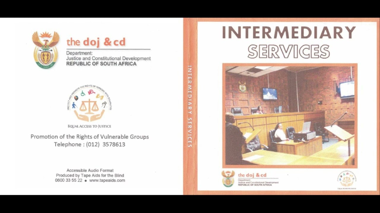 Intermediary Services provided in Courts Audio Booklet, 2013