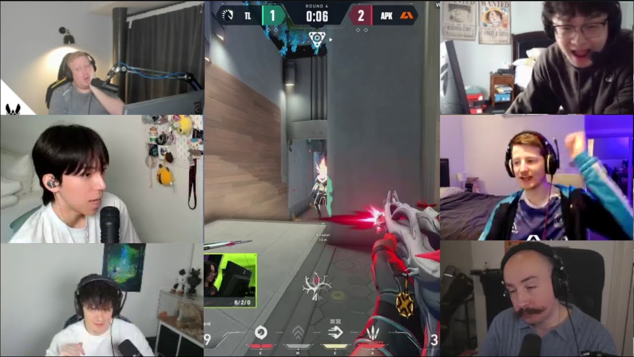 Valorant pros/streamers reacts to APEKS Florescent's ACE AGAINST Team Liquid