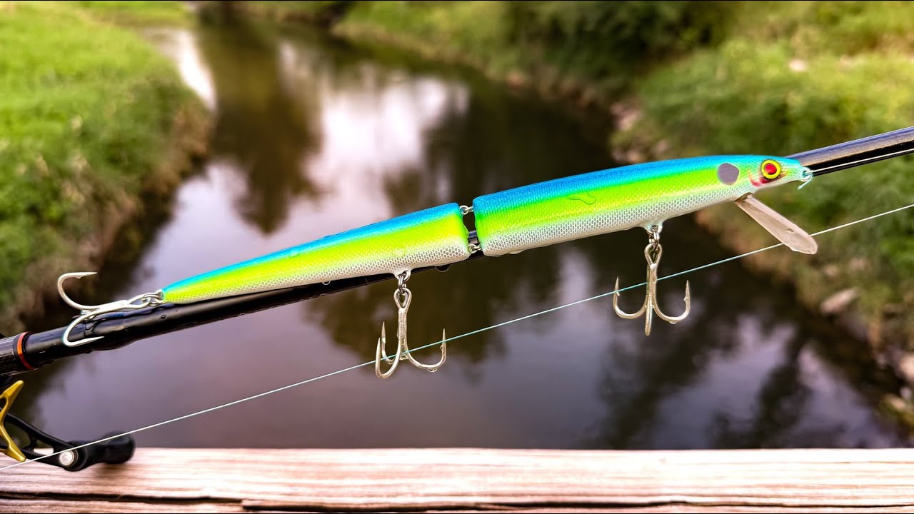How Long and Skinny Can a JerkBait Get? | One Day Build to Catch