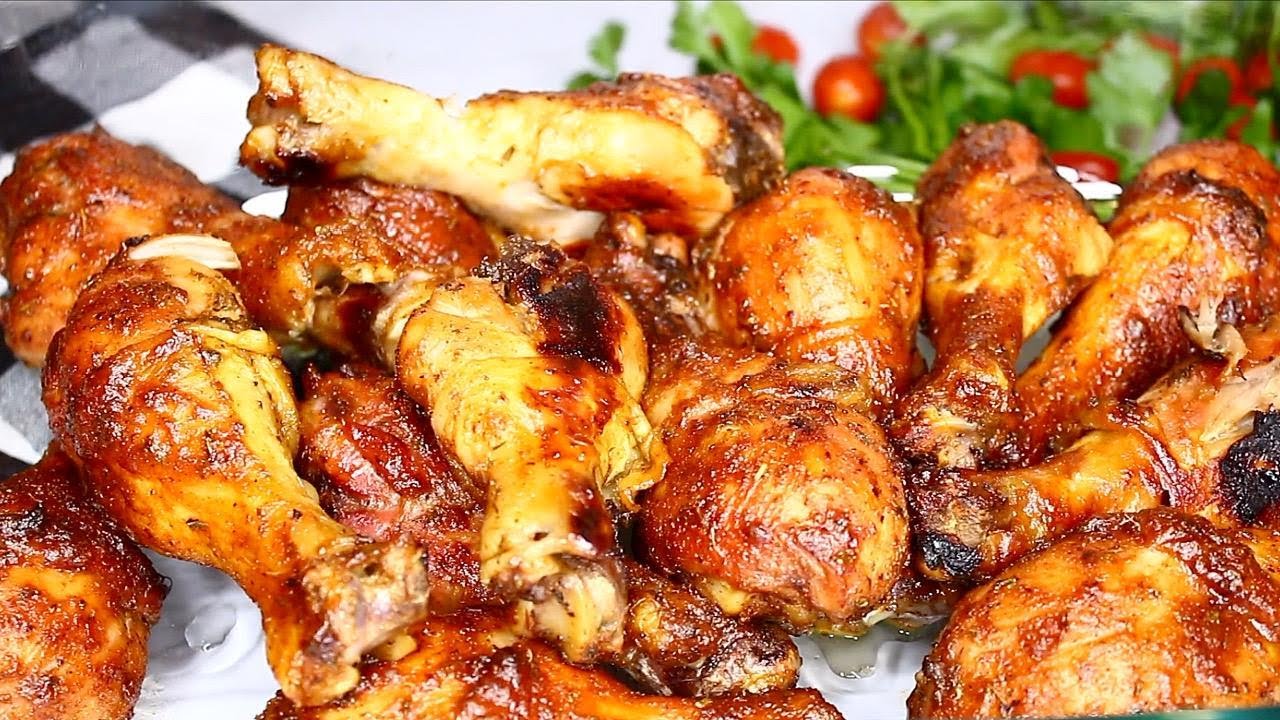 OVEN GRILLED BARBECUE CHICKEN IN MINUTES : PERFECT FAMILY MEAL | OMABELLETV