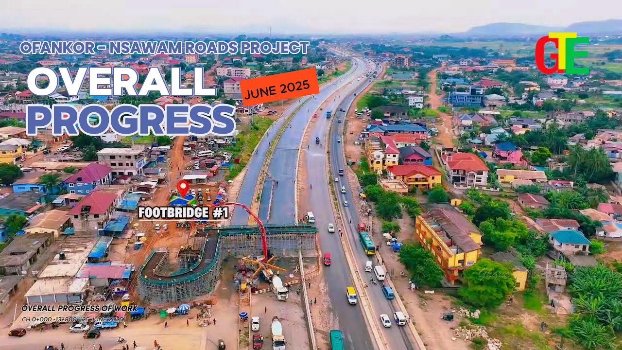 OVERALL PROGRESS  OFANKOR   [NSAWAM ROADS PROJECT ]  JUNE 2025