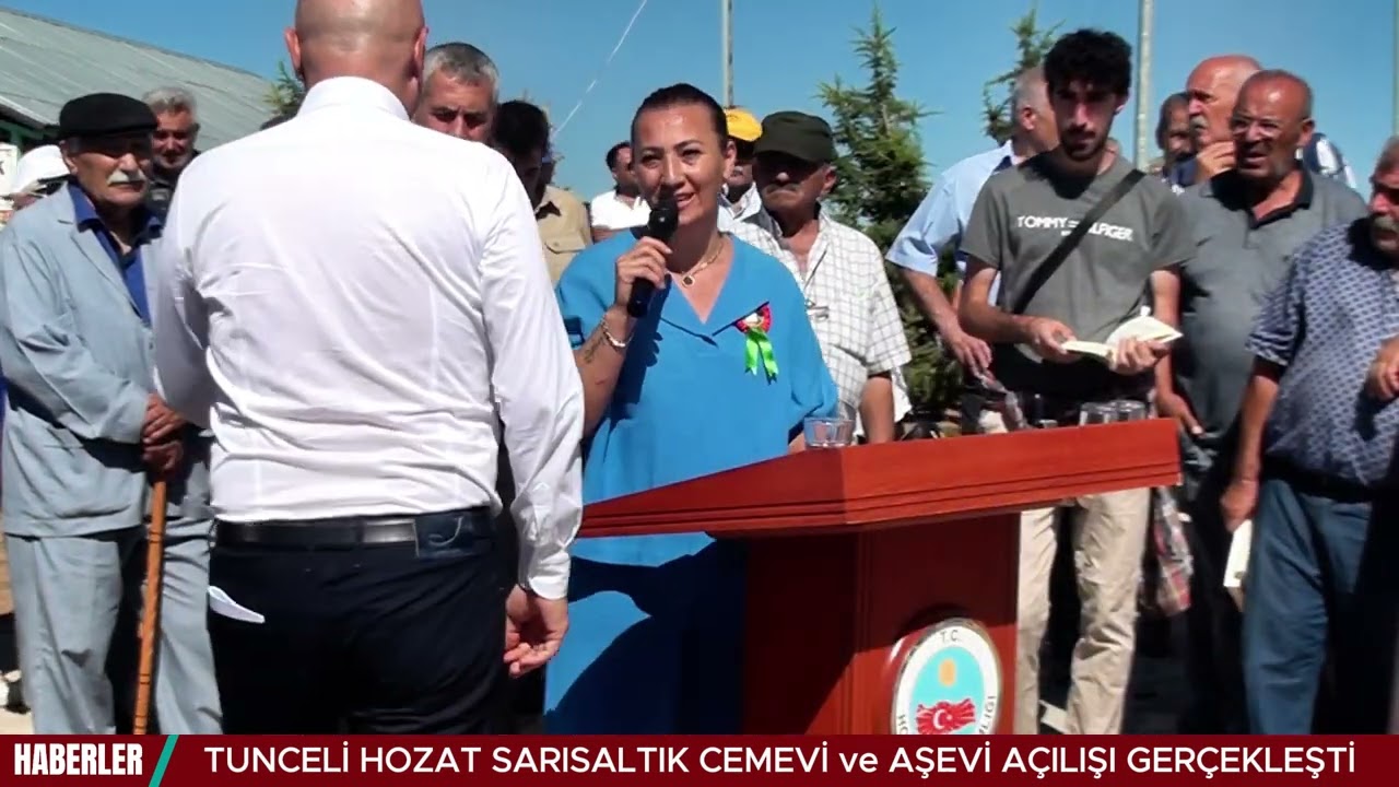 TUNCELİ HOZAT SARISALTIK CEMEVİ ve AŞEVİ AÇILIŞI GERÇEKLEŞTİ -1