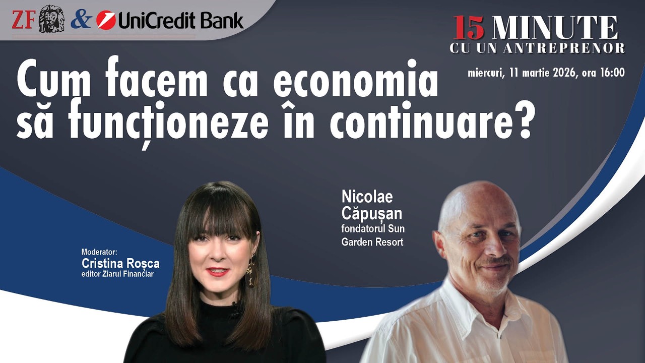15 MINUTE CU UN ANTREPRENOR 11.03.2026