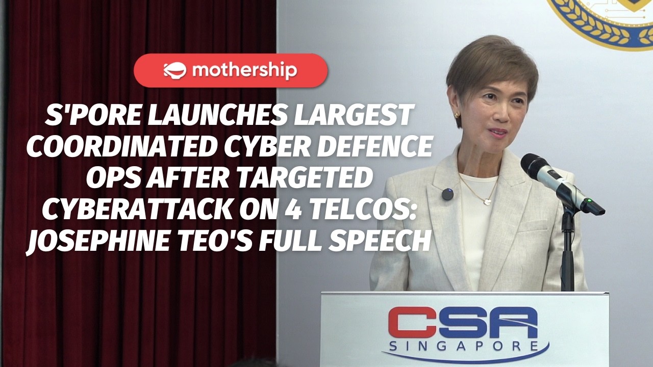 Josephine Teo's Full Speech: S'pore launches largest cyber defence ops after targeted cyberattack
