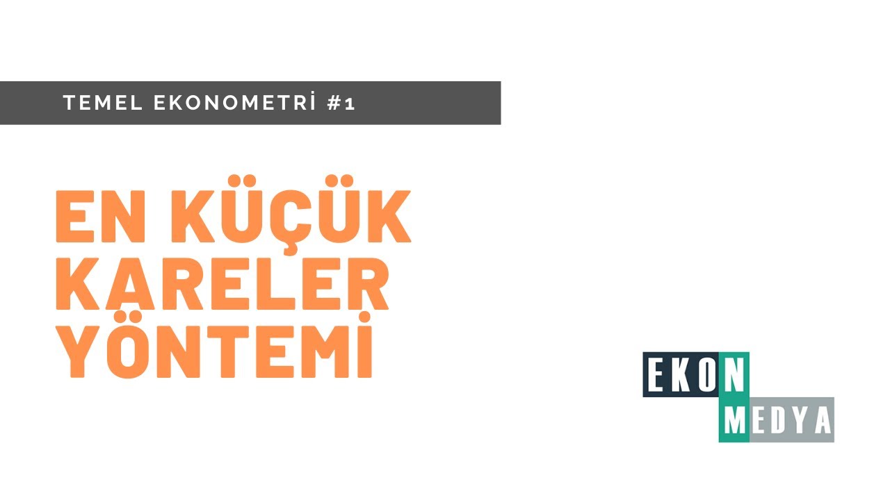 Excel ile Temel Ekonometri #1 - En Küçük Kareler Yöntemi