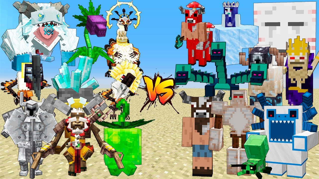 Mowzie's Mobs vs Twilight Forest Tournament - Mega Fight Minecraft