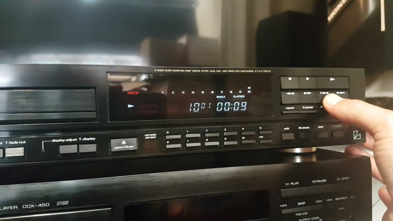 VINTAGE LUXMAN JAPAN CD PLAYER TESTING PART 1