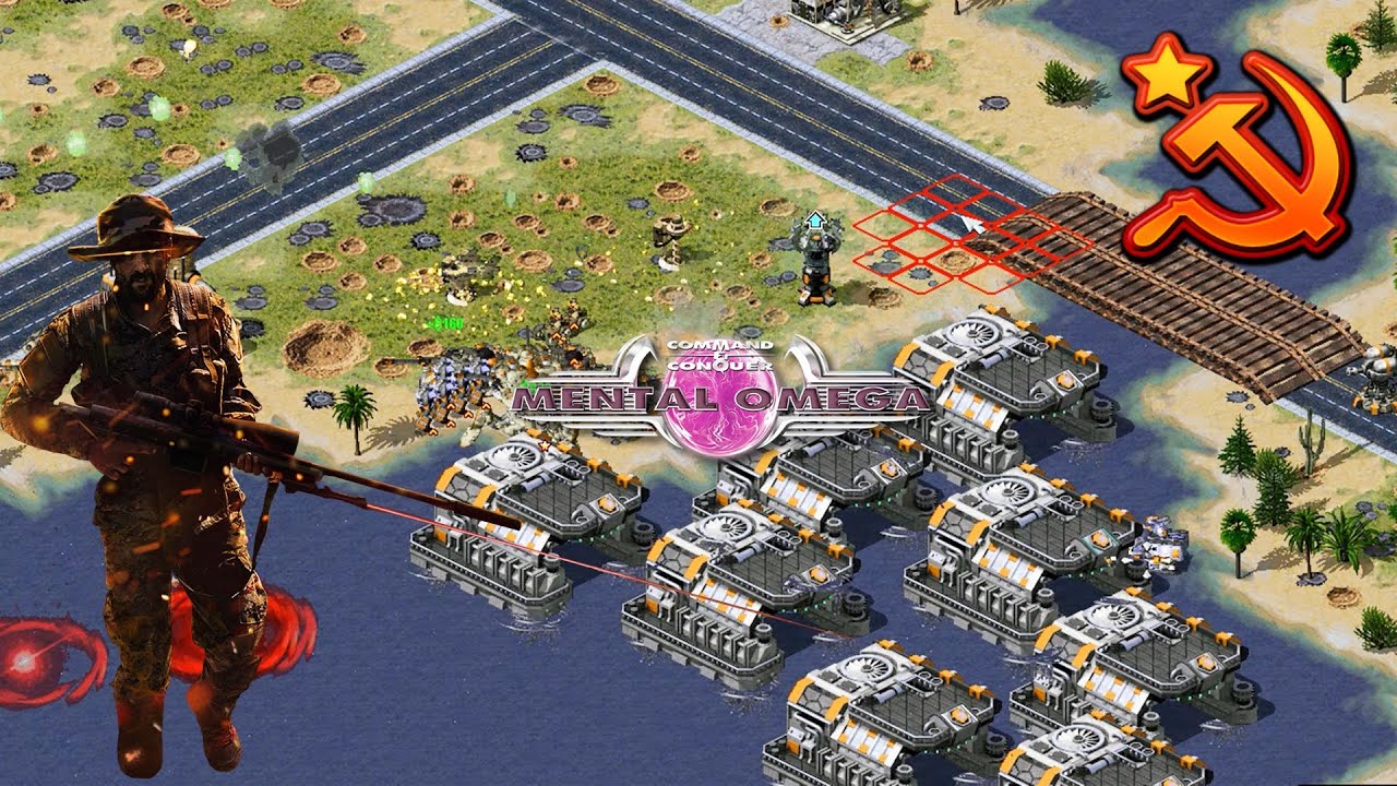 Red Alert 2 | Mental Omega 3.3.6 - The Soviet Union : Latin Confederation - [ 7 Vs 1 ]