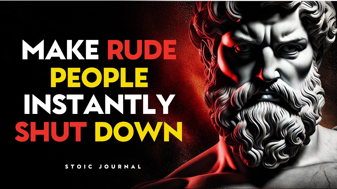 How To Leave a Rude Person Speechless - STOIC PHILOSOPHY