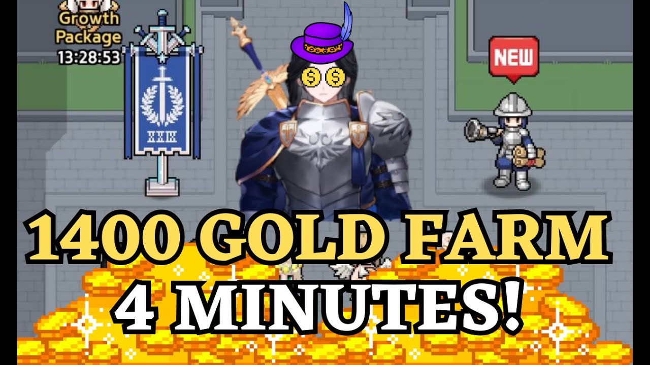 GOLD FARM IN 4 MINUTES! l King God Castle