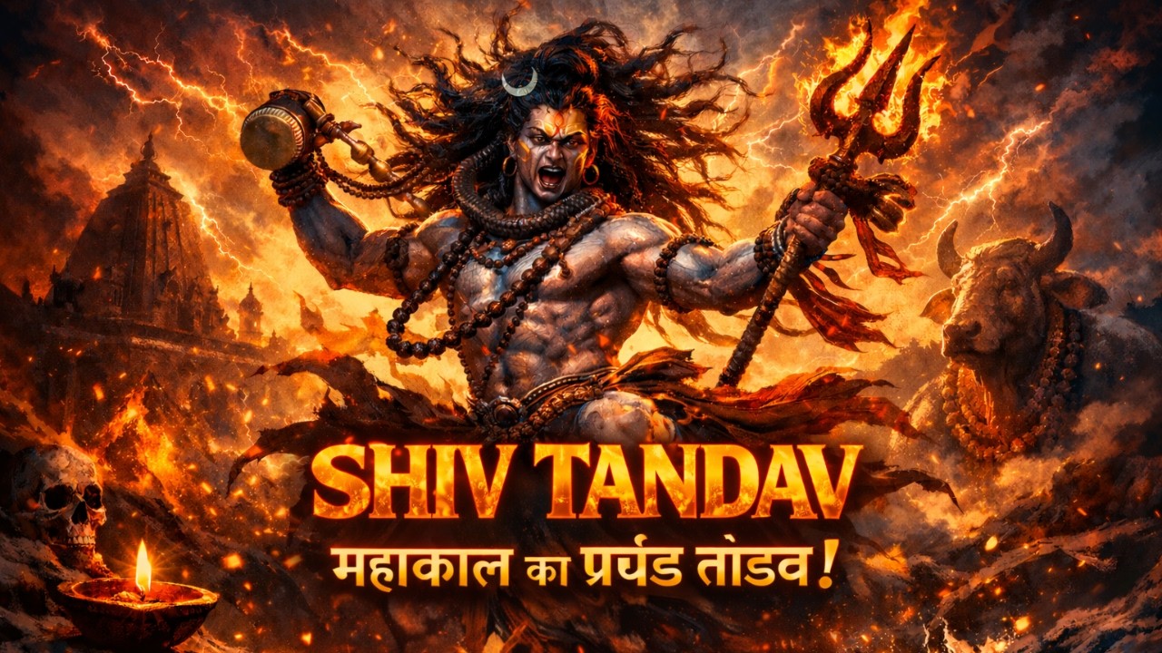 Shiv Tandav Stotram | शिव तांडव स्तोत्रम् | Powerful Shiva Tandava Stotra | ॐ नमः शिवाय | Epic Sur
