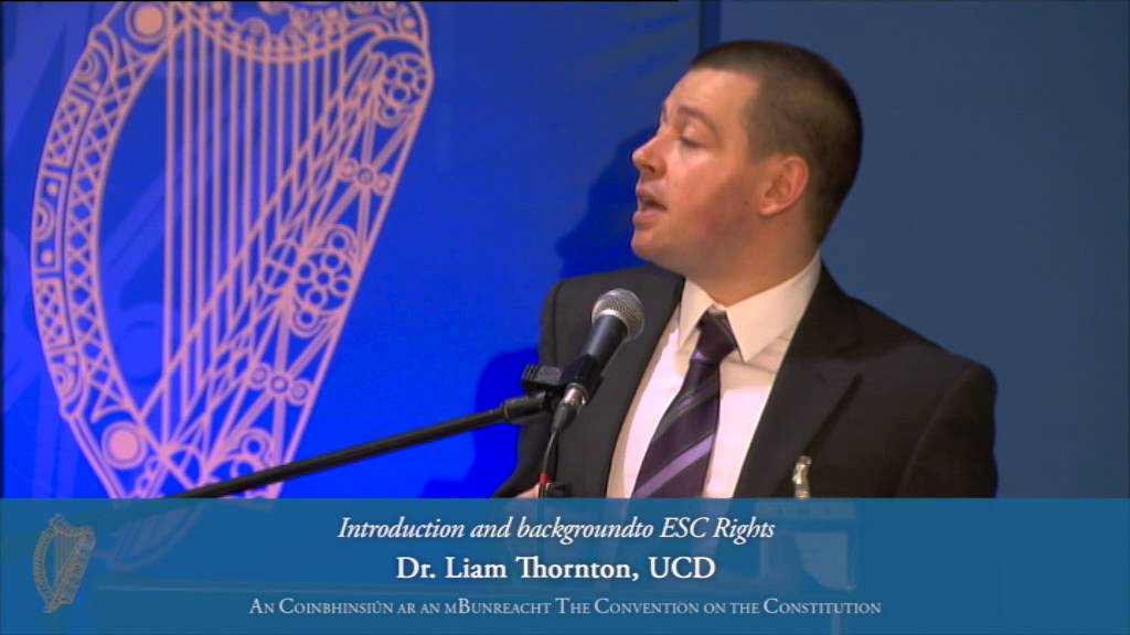 Introduction and background to ESC Rights: Dr Liam Thornton, UCD (22-02-14)