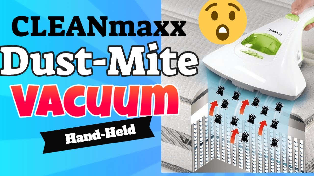 CLEANmaxx Dust-Mite Hand-Held Vacuum Cleaner with UV Light