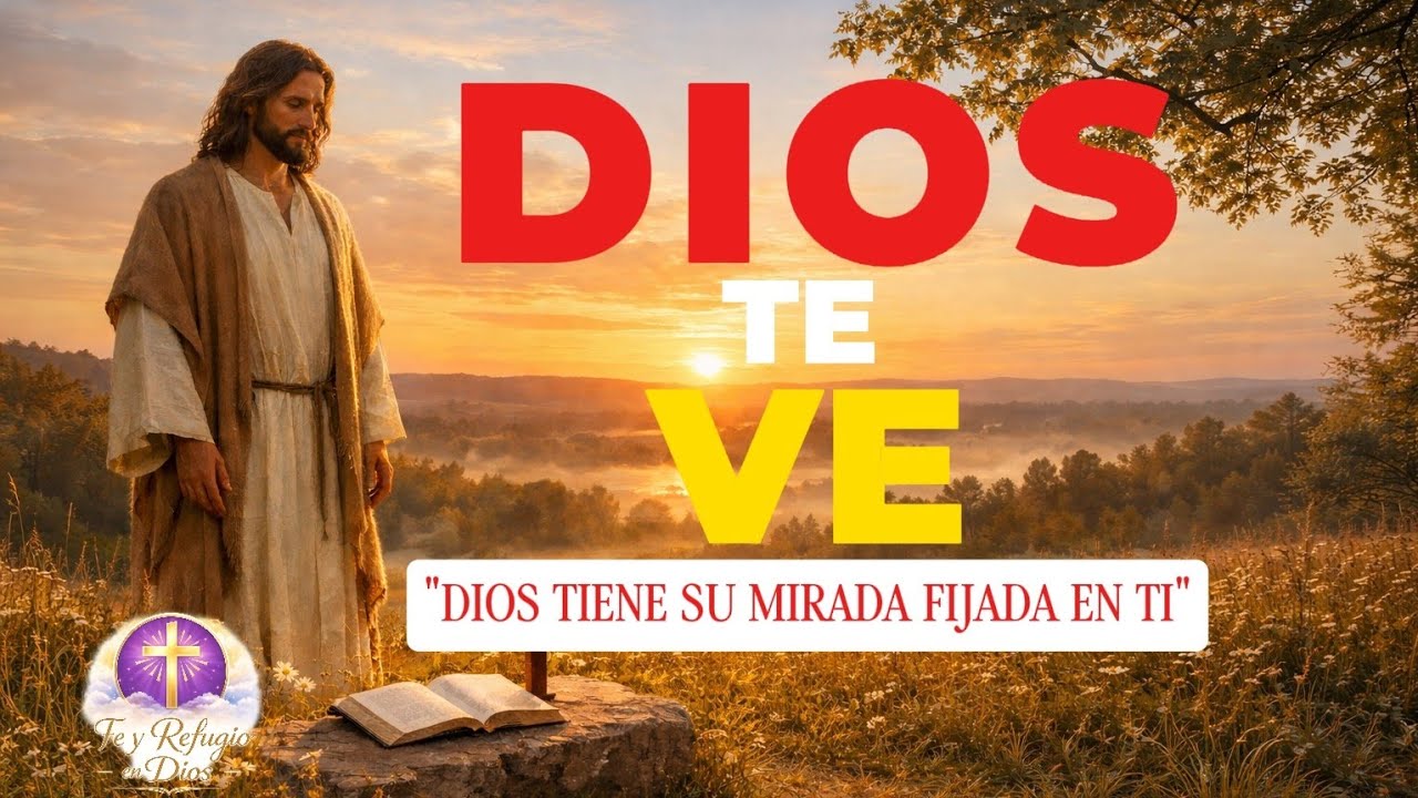 ✨️Dios te ve🙏  #amor #paz #esperanza #feyrefugioenDios
