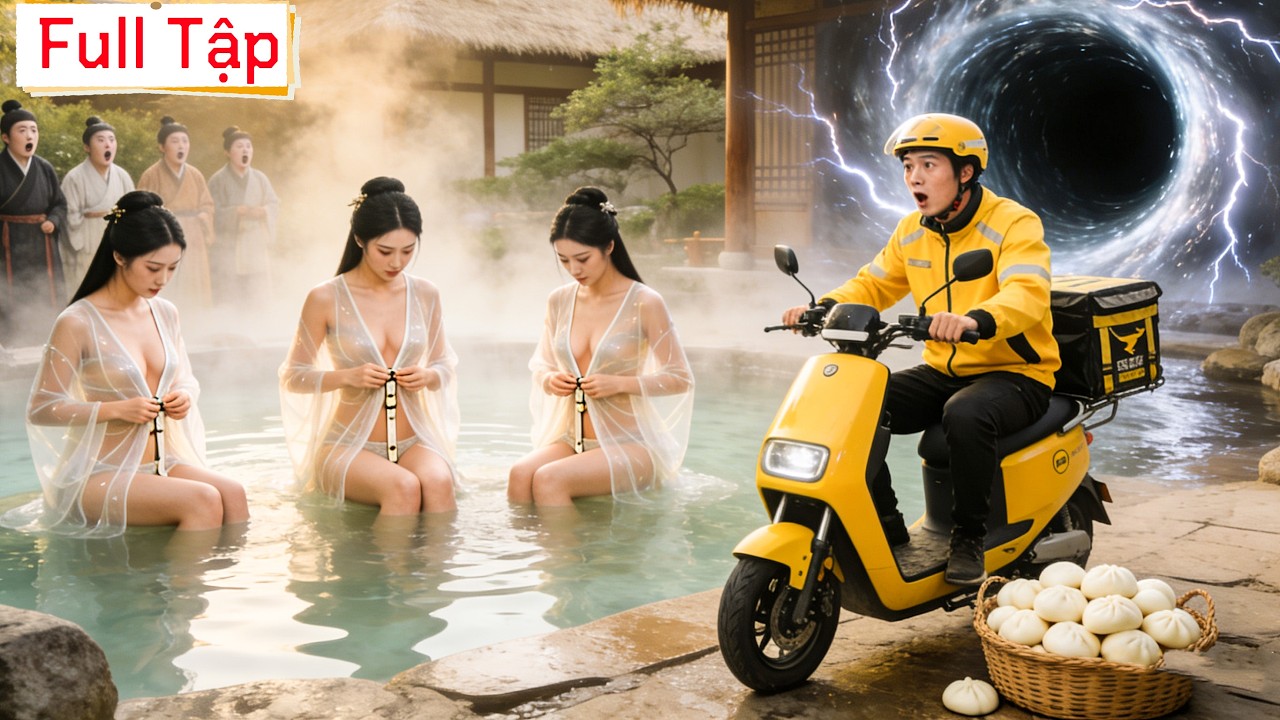 Chàng trai trẻ xuyên thời đến nạn đói, giàu nhờ làm bánh bao hấp và cưới năm người phụ nữ đẹp.