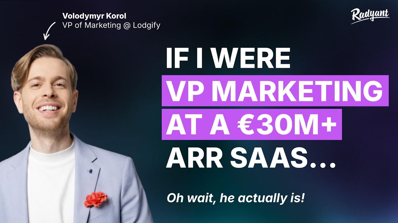 If I were VP Marketing... | Volodymyr Korol, VP Marketing @ Lodgify