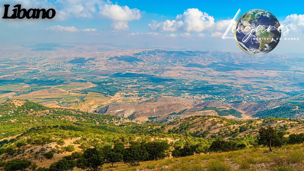 Regi&otilde;es, Paisagens e o Vale do Bekaa no L&iacute;bano