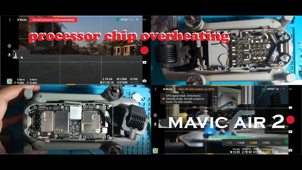 mavic air 2 processor chip overheating